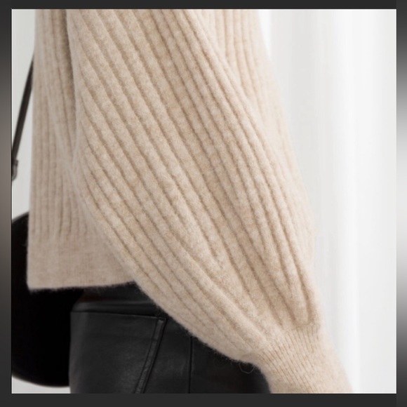 & Other Stories Crewneck Rib Sweater - Picture 3 of 7